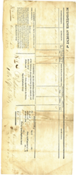 Scan of 1814 Subsistence Account of Lt. White